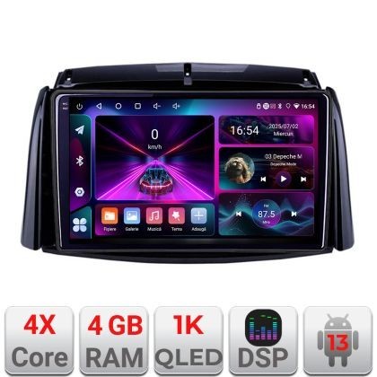 Navigatie Renault Koleos 2009-2016 A-KOLEOS 4+64 InCell Display 1K Android Waze USB Navigatie Internet Youtube Radio CarStore Technology