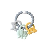 Jucarie senzoriala pentru dentitie din silicon, Ele-Fun Blue