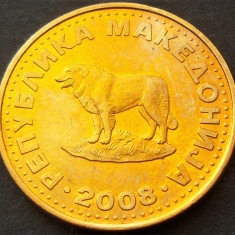 Moneda 1 DENAR - MACEDONIA 2008 *cod 1963