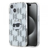 Husa pentru Apple iPhone 15, Karl Lagerfeld, IML Electroplated Choupette Head, Transparenta KLHCP15SHKLPCHT