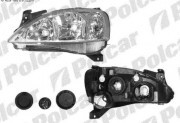 Far Opel Corsa C 10.2003-02.2005 TYC fata stanga tip bec H7+H7 , reglare electrica foto