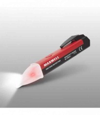 Detector de tensiune fara contact direct cu lumina LED Maxwell 25818 foto