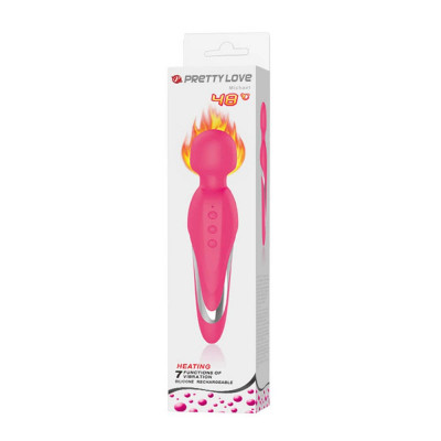 Vibrator Masaj Micheal 7 Moduri Vibratii&amp;amp;Incalzire Silicon Roz foto