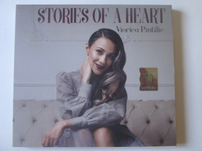 Cd Jazz cu autograf Viorica Pintilie,albumul:Stories of a heart 2017 foto