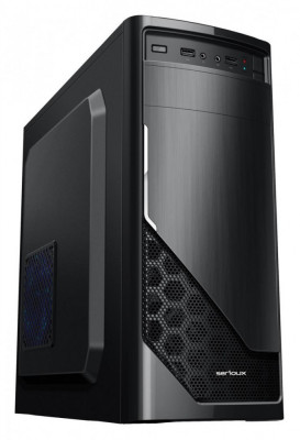 Carcasa PC Serioux BASIC, Sursa 450W, Middle Tower, ATX, black foto