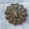 BROSA cu TURNUL EIFFEL PARIS 1900 in filigran UNICA vintage SPLENDIDA de efect