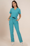 Costum Medical Turcoaz Dama Poliester 170g Bella - M