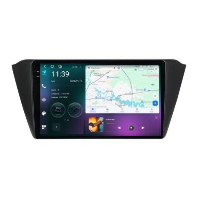 Navigatie dedicata cu Android Skoda Fabia III 2014 - 2021, 12GB RAM, Radio GPS foto