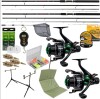 Set 2 Lansete Feeder Carp Expert Smart 3.9m + 2 Mulinete Baitrunner, Minciog, Rod Pod, Accesorii Pescuit Method Feeder