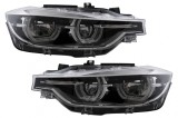 Faruri Full LED Angel Eyes pentru BMW Seria 3 F30 F31 Sedan Touring