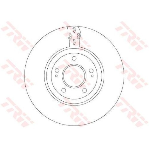 Set disc frana Mitsubishi Lancer 7 (Cs A Ct A) 01.00-12.13, Fata, 320X32mm, ventilat, TRW