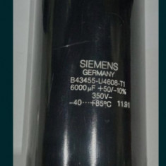 Condensator electrolitic Siemens B43455-U4608-T1 6000uF 350V