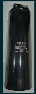 Condensator electrolitic Siemens B43455-U4608-T1 6000uF 350V foto