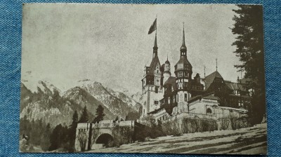 494 - Sinaia Castelul Peles /carte postala necirculata interbelica foto