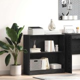 Bibliotecă vidaXL Stejar Negru 80x24x109 cm PAL Rafturi Moderne Living Birou