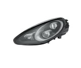 Far Porsche Panamera (970), 07.2013-09.2016, montare fata, stanga, bi-LED; cu lumini de zi tip LED; LED; electric; negru; fara modul LED; LED, HELLA