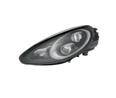Far Porsche Panamera (970), 07.2013-09.2016, montare fata, stanga, bi-LED; cu lumini de zi tip LED; LED; electric; negru; fara modul LED; LED, HELLA