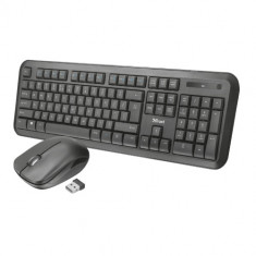 Kit tastatura si mouse Trust Nova Wireless Black foto