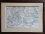 Harta Europei de la 1813 (Perioada lui Napoleon)