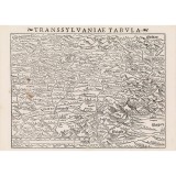 Harta Transilvania Tabula, 1572, 50x70cm, reproducere
