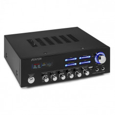 Fenton AV120BT, amplificator stereo HiFi, 120 W RMS, (2 x 60 W la 8 Ohm), BT / USB / AUX foto