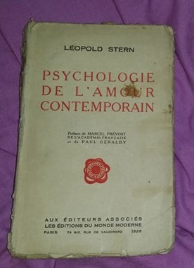 PSYCHOLOGIE DE L&amp;#039;AMOUR CONTEMPORAIN - LEOPOLD STERN foto