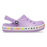 Saboti Crocs Bayaband Charm Band Clog Kids Mov - Orchid