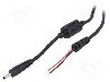 Cablu alimentare DC, cabluri, DC 3,0/1,0 mufa, negru, 1,2m, AKYGA - AK-SC-08