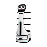 Robot de servire Rovision Panda inteligent, 3 tavi, 30kg, LiDAR, evitare obstacole, autonom, interior, ecran tactil