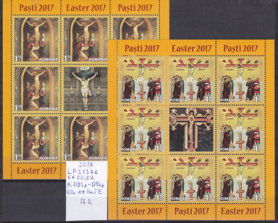 2017 Sfintele Pasti, minicoli, LP2137f, MNH foto