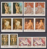 ROMANIA 1969 LP 695 REPRODUCERI DE ARTA DIN GALERIA NATIONALA I PERECHE SERII MNH