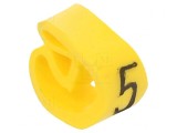 Markere Marcaj PVC Galben 5mm