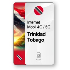 eSIM Internet Trinidad și Tobago, valabil 7 zile, trafic 1 GB, Standard