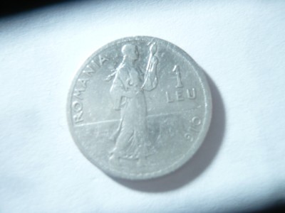 Moneda 1 leu 1910 Carol I ,argint , cal. Buna foto