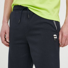 Karl Lagerfeld pantaloni scurți bărbați, culoarea bleumarin 500900.705897