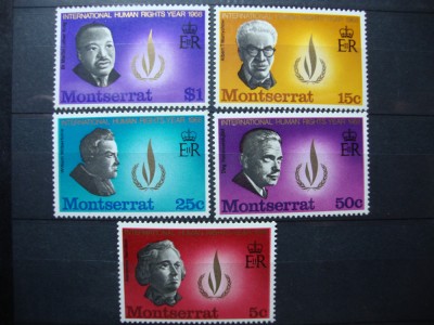 MONTSERRAT 1968 SERIE MH foto