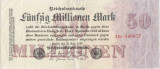 1923 (25 VII), 50.000.000 mark (P-98/2) - Germania!