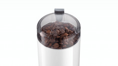 Rasnita de cafea Bosch TSM6A011W, 180 W, 75 g, cutit otel inoxidabil, Alb foto