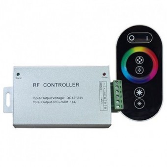CONTROLLER BANDA LED RGB CU TOUCH 12V/24V 3AX4 144W foto