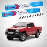Cumpara ieftin Stergatoare Mitsubishi L200 Pick-up Gen III (K6_T/K7_T) 1996-2007 | Set Fata Flat Premium - TeamCar