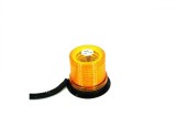 Girofar Auto Omologat U.E. 30 SMD IP65 12-24V Portocaliu, Talpă Magnetică, Montaj Șuruburi, HD06