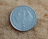 C50 - Moneda foarte veche - Germania - 2 marci - 1970 litera G, Europa