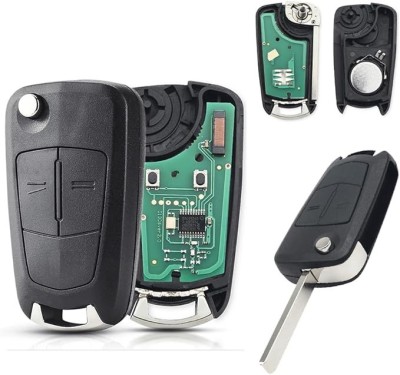 Cheie cu Cip si Telecomanda Opel Astra H Zafira B cu 2 Butoane foto