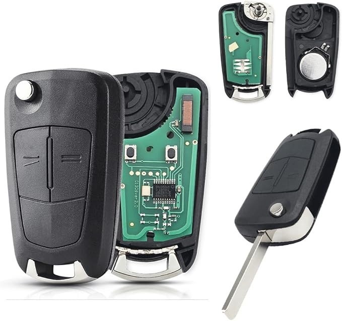Cheie cu Cip si Telecomanda Opel Astra H Zafira B cu 2 Butoane