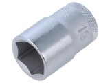Cap tubular 6-puncte 19mm 1/2 oțel cromat GEDORE