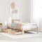 vidaXL Cadru de pat cu sertare, 75x190 cm, lemn masiv de pin 3301968