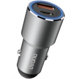 Incarcator Auto Dudao R4PQ NM, 22.5W, 3A, 1 x USB-A - 1 x USB-C, Gri