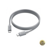 Cablu Date si Incarcare USB-C - USB-C HOCO X107 60W 1m Gri