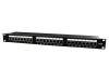Patch Panel GEMBIRD 24 Porturi Cat 5e RJ45 Negru NPP-C524-002