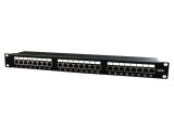 Patch Panel GEMBIRD 24 Porturi Cat 5e RJ45 Negru NPP-C524-002